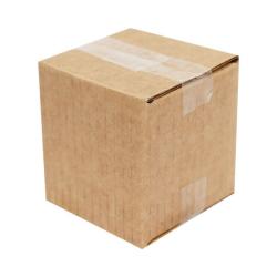 4,5х4,5х4,5х4,5 см единична гофрирана кутия от крафт