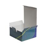 13,5х13,5х6,5 cm Кутия с шарки Оранжево Жълто Зелено