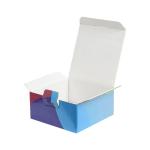 13,5х13,5х6,5 cm Кутия с шарка Синя Бургундия Оранжева