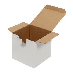 14x14x14 cm Готова бяла кутия