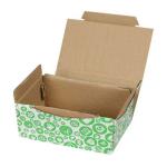 15,5x11x7,5 cm Кутия Зелен модел за пазаруване