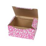 15,5x11x7,5 cm Кутия Pink Shopping Patterned