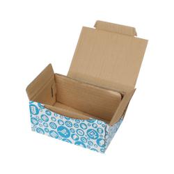 15,5x11x7,5 cm Кутия Blue Shopping Pattern