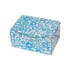 15,5x11x7,5 cm Кутия Blue Shopping Pattern