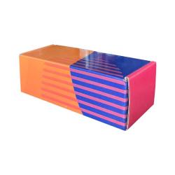 18x7,5x6 cm кутия Orange Navy Pink офсетов печат