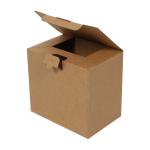 22x15x20 cm Готова кутия от крафт