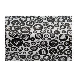 22,5x12x8 cm Кутия с черна шарка