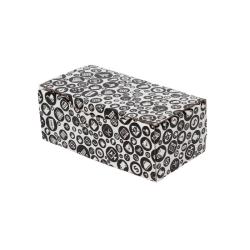 22,5x12x8 cm Кутия с черна шарка