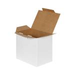 22x15x20 cm Готова бяла кутия