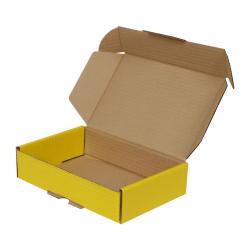 24x16,5x6 cm Предварително заключена кутия Жълта