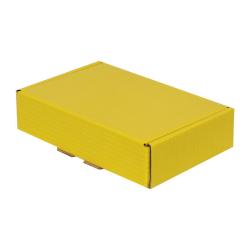 24x16,5x6 cm Предварително заключена кутия Жълта