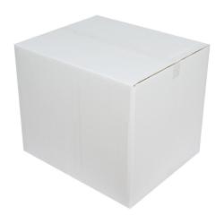 Двойна гофрирана бяла кутия 60x50x50 cm