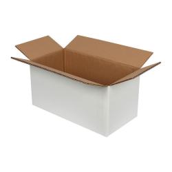 Двойна гофрирана бяла кутия 90x60x60 cm