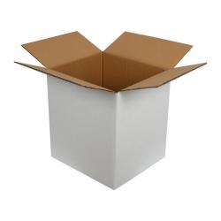 Двойна гофрирана бяла кутия 40x33x44 cm