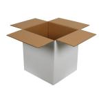 Двойна гофрирана бяла кутия 40x36x43 cm