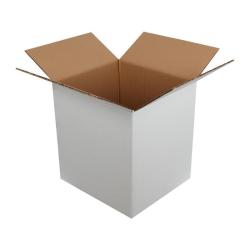 Двойна гофрирана бяла кутия 40x37x43 cm