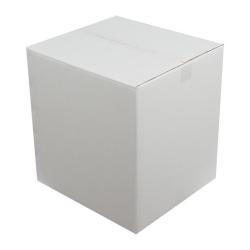 Двойна гофрирана бяла кутия 40x37x43 cm