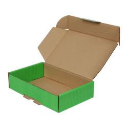 24x16,5x6 cm Предварително заключена кутия Зелена