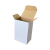 6.5x6.5x10 cm Бяла картонена кутия Двойно велпапе