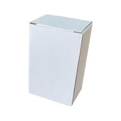 6.5x6.5x10 cm Бяла картонена кутия Двойно велпапе