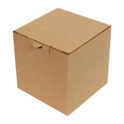 9x9x11 cm Крафт картонена кутия от единично велпапе