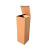 10x10x30 cm Крафт картонена кутия от единично велпапе