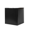 Черна картонена кутия с размери 17x17x18 cm