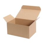 17.5x12x9 cm Кутия за доставка на електронна търговия Крафт 3 Point Box