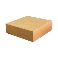 Кутия от крафт картон със заключване 25x16x12 cm