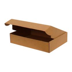 Кутия от крафт картон със заключване с размери 30x20x5 cm