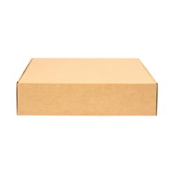 Картонена кутия от крафт със заключване 33.5x33.5x8 cm