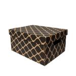 35x27x18cm Черна кутия - Кутия с цип Kraft