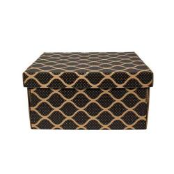 35x27x18cm Черна кутия - Кутия с цип Kraft