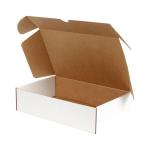 43,5х30,5х13,5 cm Кутия A3, бяла, двойно гофрирана