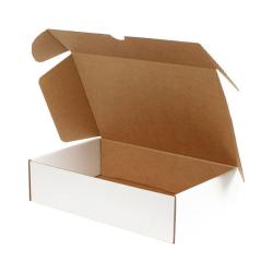 43,5х30,5х13,5 cm Кутия A3, бяла, двойно гофрирана