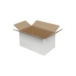 10x6x5 cm Пратка бял картон единично велпапе