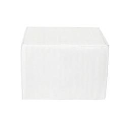 10x7x7 cm Бяла пратка от двойно велпапе